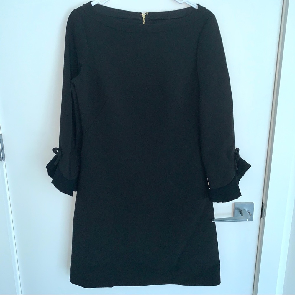 Kate Spade Ruffle Black Dress